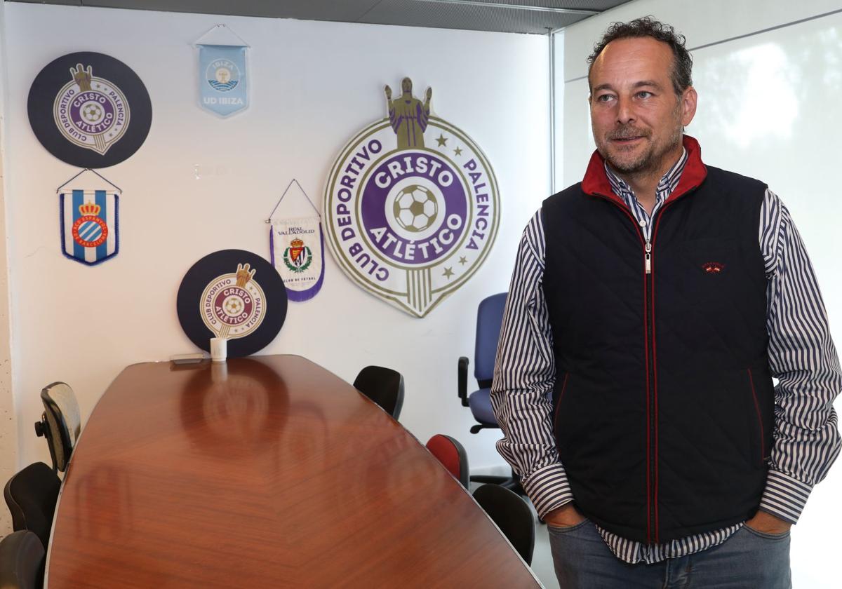 José David Nieto, en las instalaciones del club, en La Balastera.