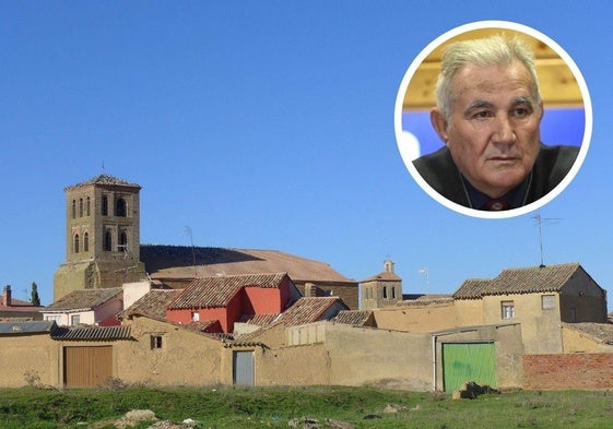 Boadilla de Rioseco. A la derecha, el alcalde, José González Díaz.