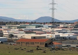 Vista general de parte del polígono Hontoria de Segovia.
