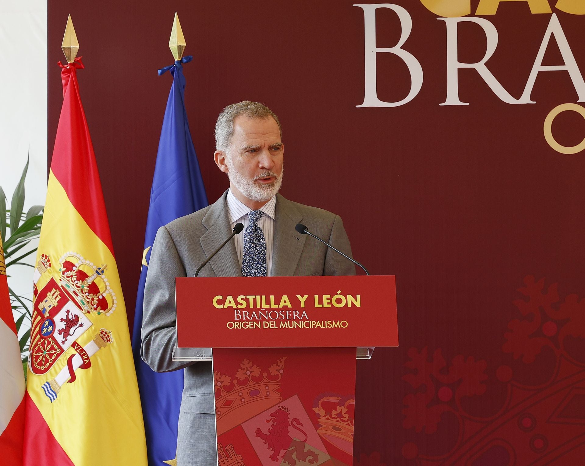 La visita de los Reyes a Brañosera, en imágenes