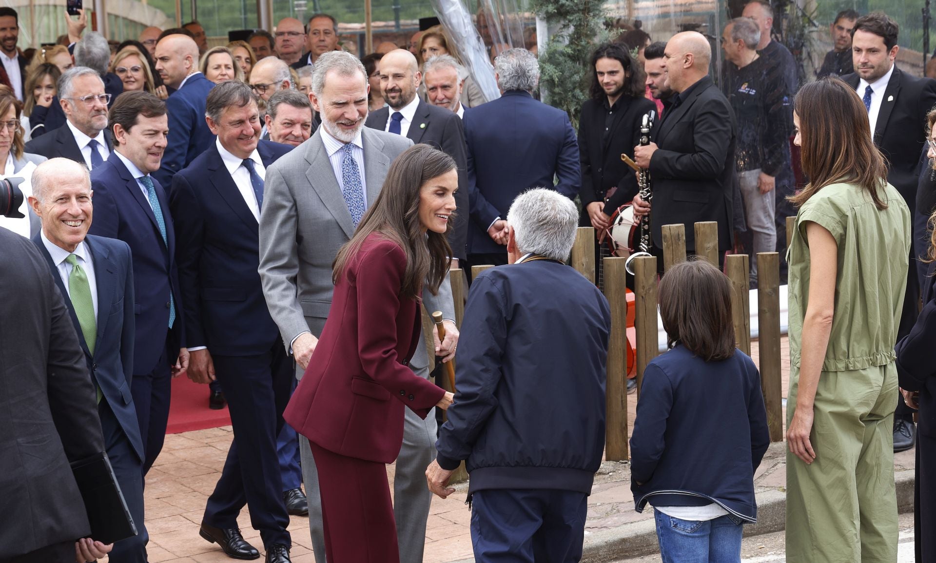 La visita de los Reyes a Brañosera, en imágenes