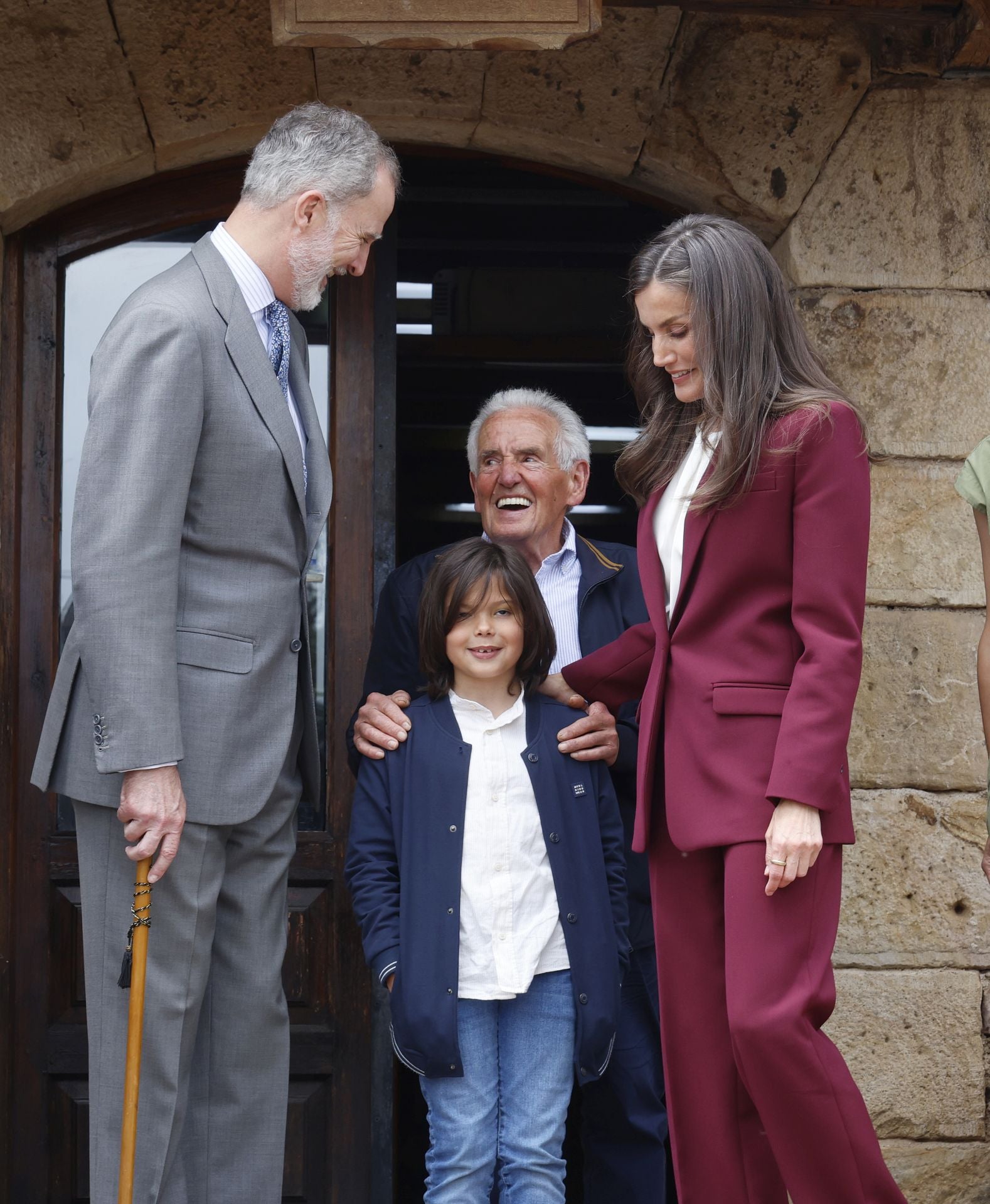 La visita de los Reyes a Brañosera, en imágenes