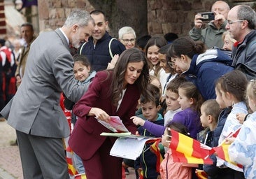 Los Reyes, en Brañosera: «Ay, que sí, que ha tocado a mi hijo»