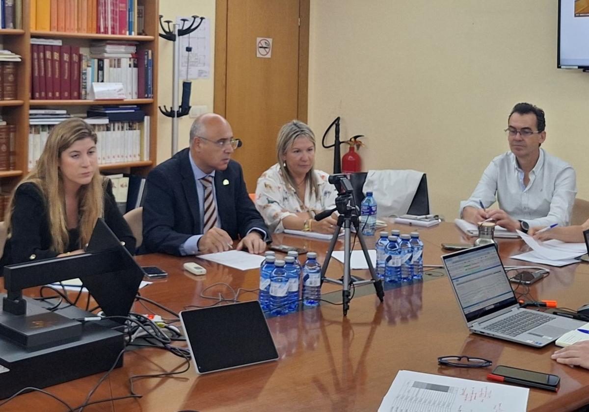 Reunión del Cecopi celebrada a primera hora de este miércoles.