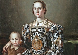 Bronzino retrata a Leonor de Toledo con perlas.