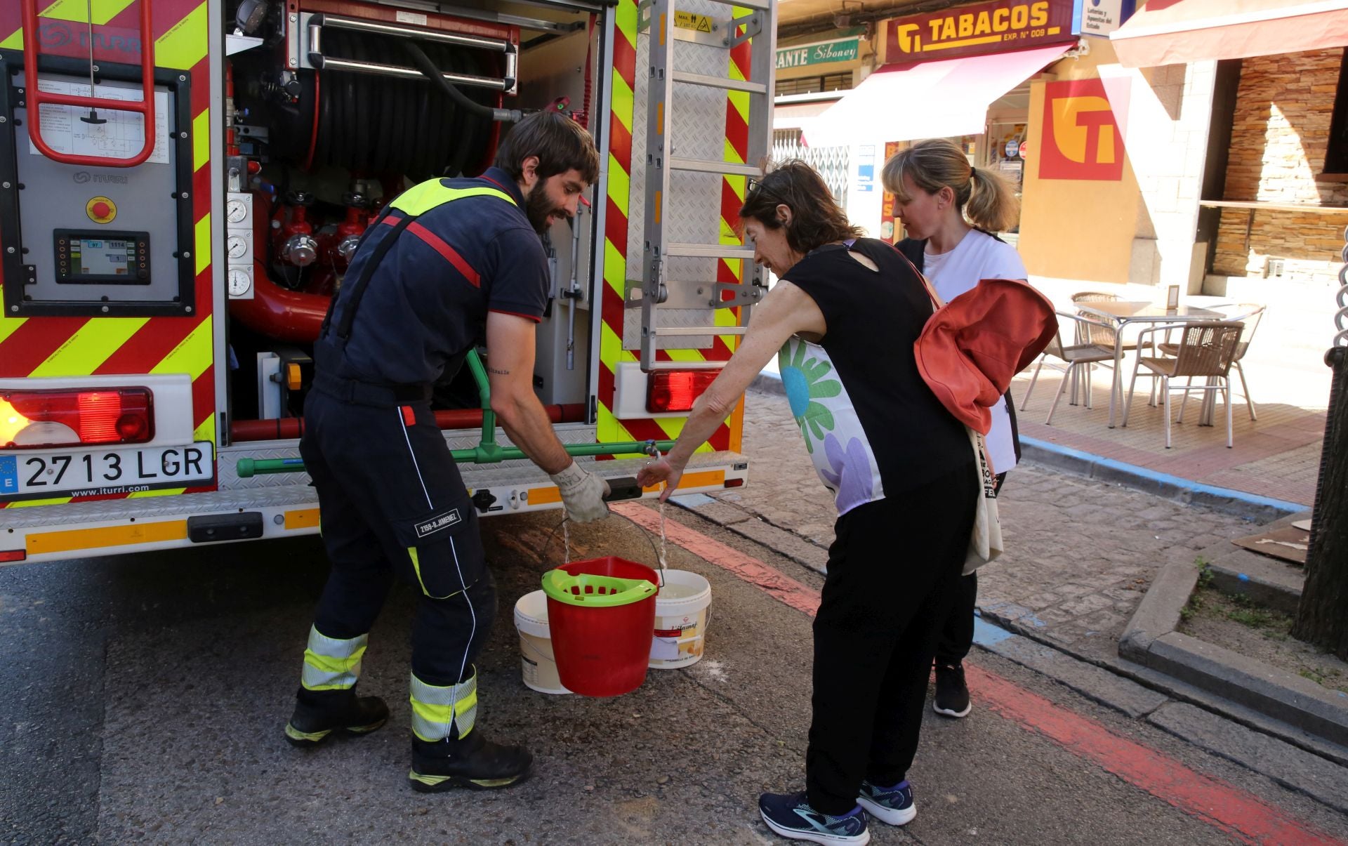 Fotos de la avería de agua en el centro de Segovia