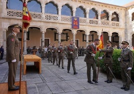 Acto de fin de curso en la Academia de Artillería