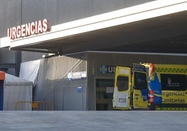 Entrada a las Urgencias del Hospital Clínico Universitario de Valladolid.