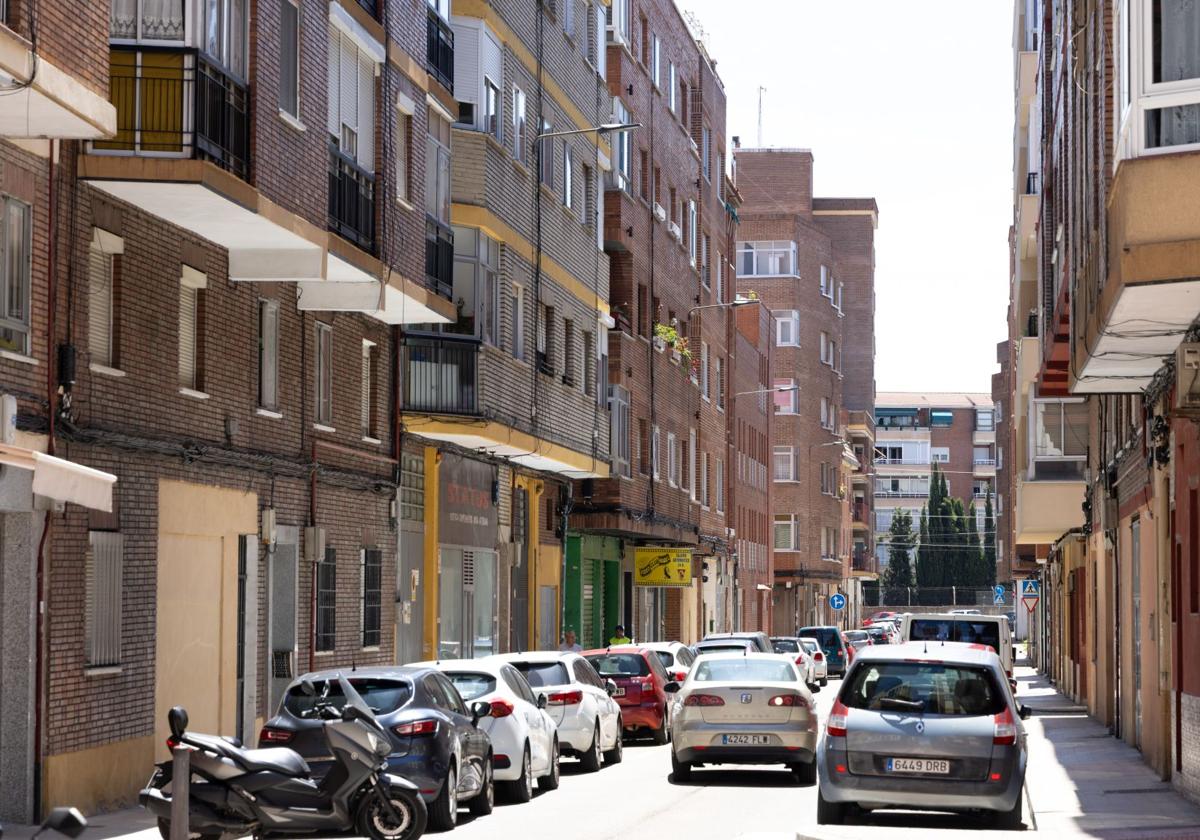 Calle Príncipe de Valladolid, lugar de la casa de citas.