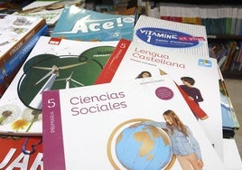 Libros de texto.