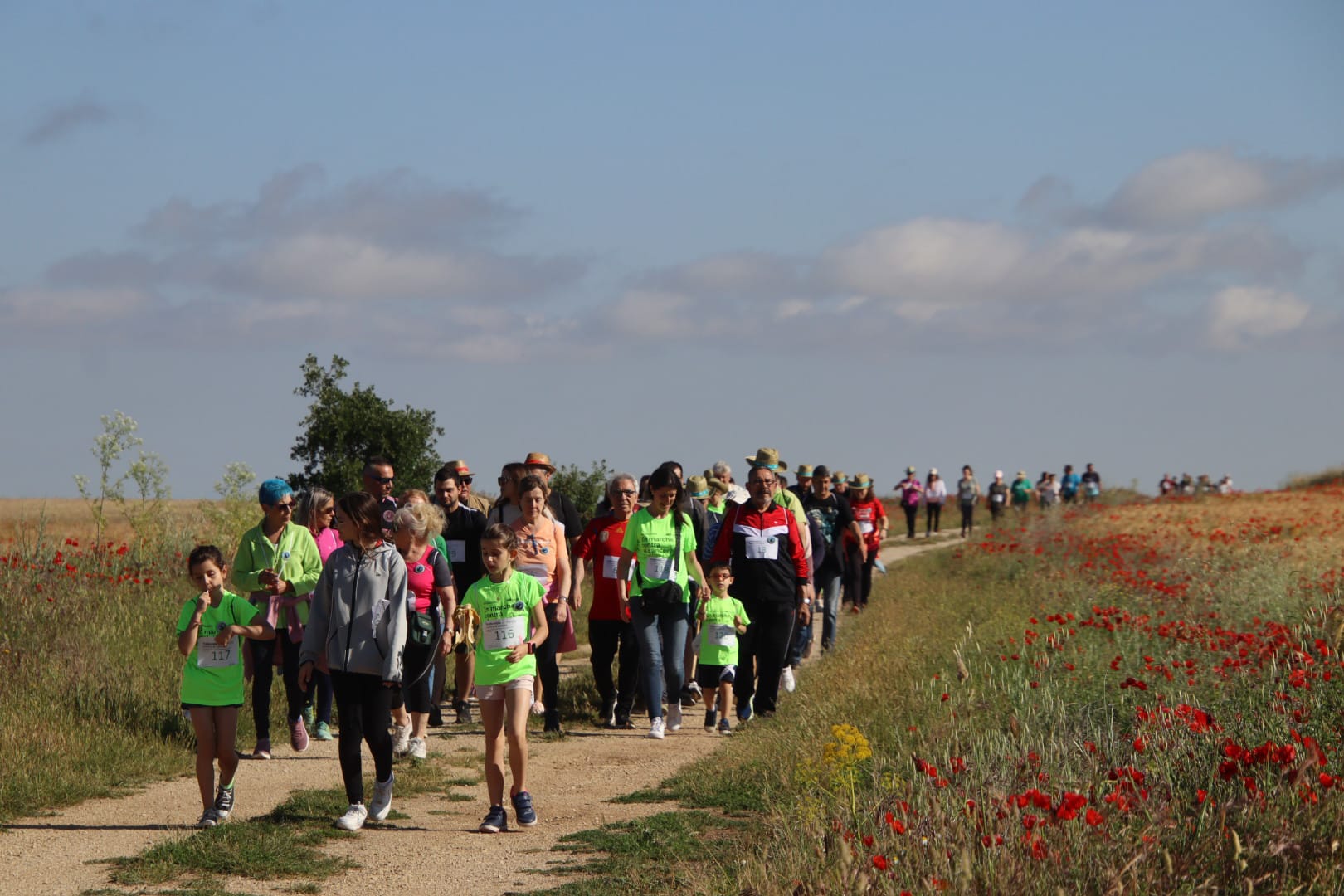 Valdenebro de los Valles marcha contra el cáncer