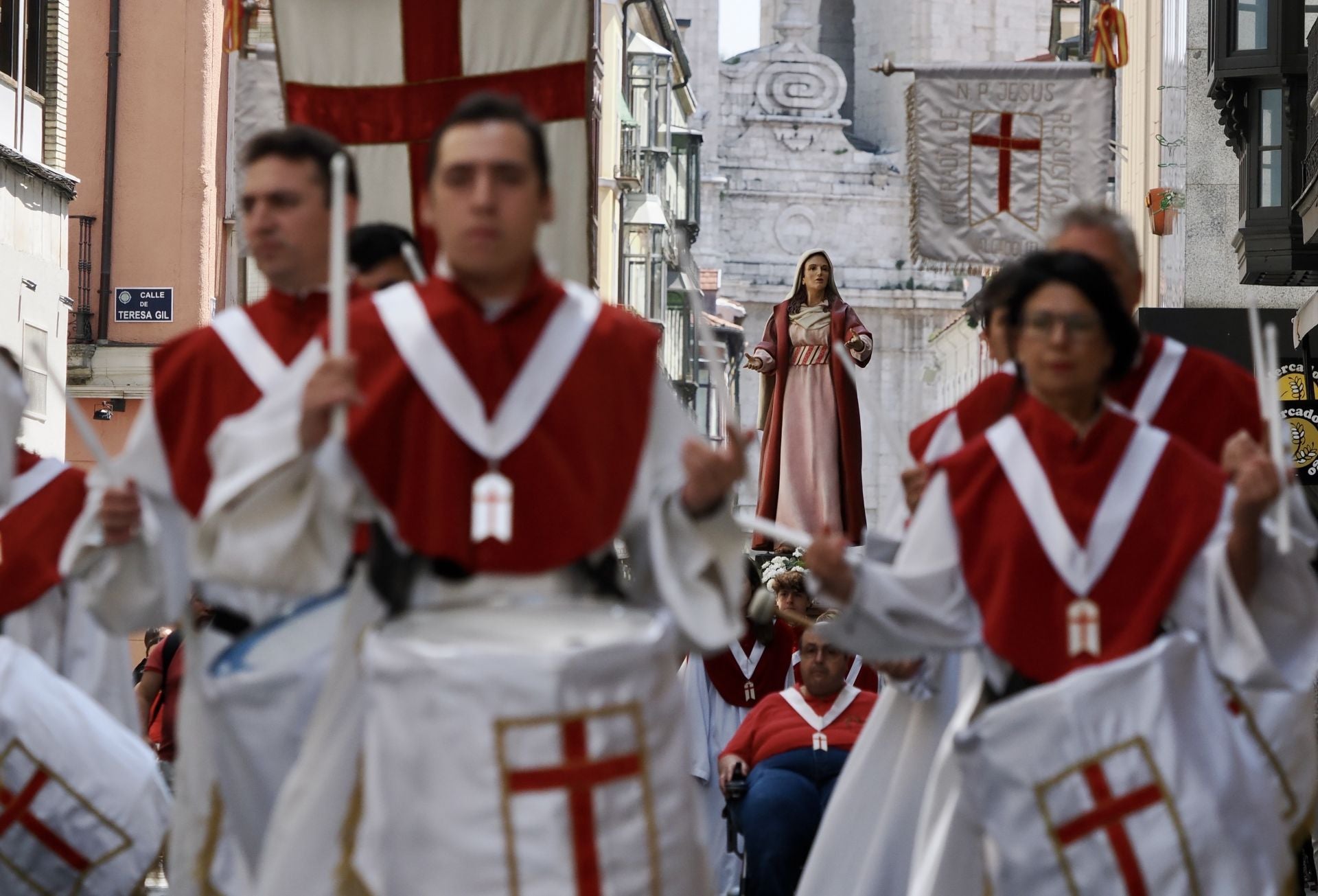 La procesión de la Virgen de la Alegría, en imágenes