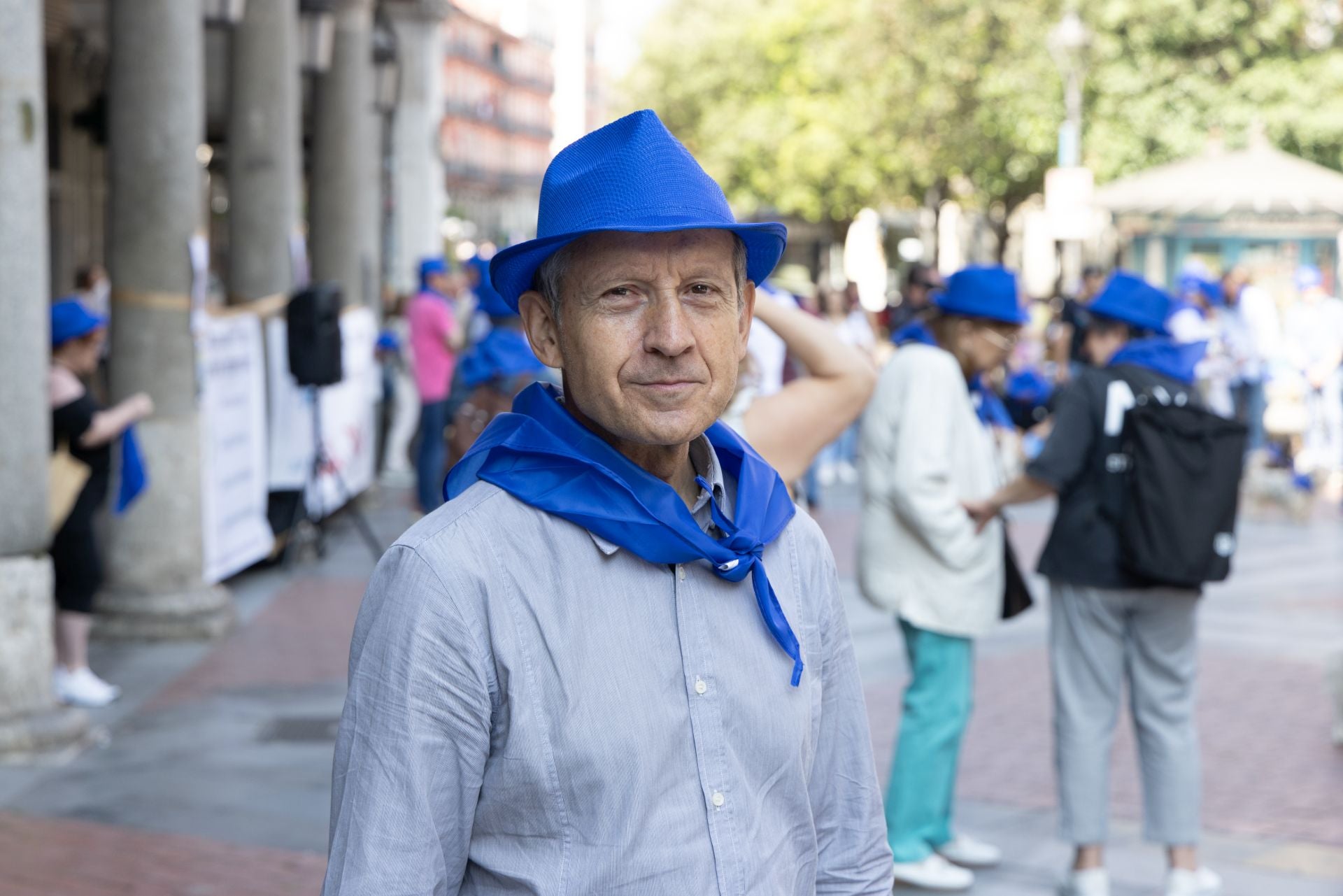 La protesta de los veterinarios, en imágenes