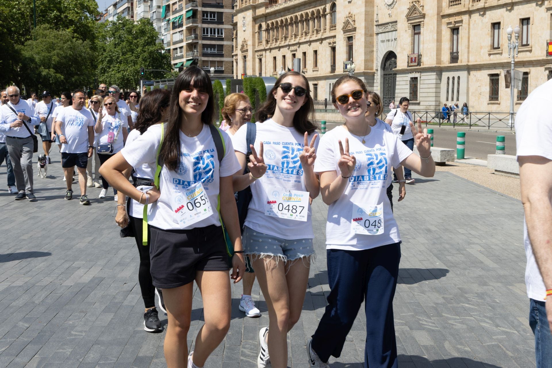 La marcha para dar visibilidad a la diabetes, en imágenes