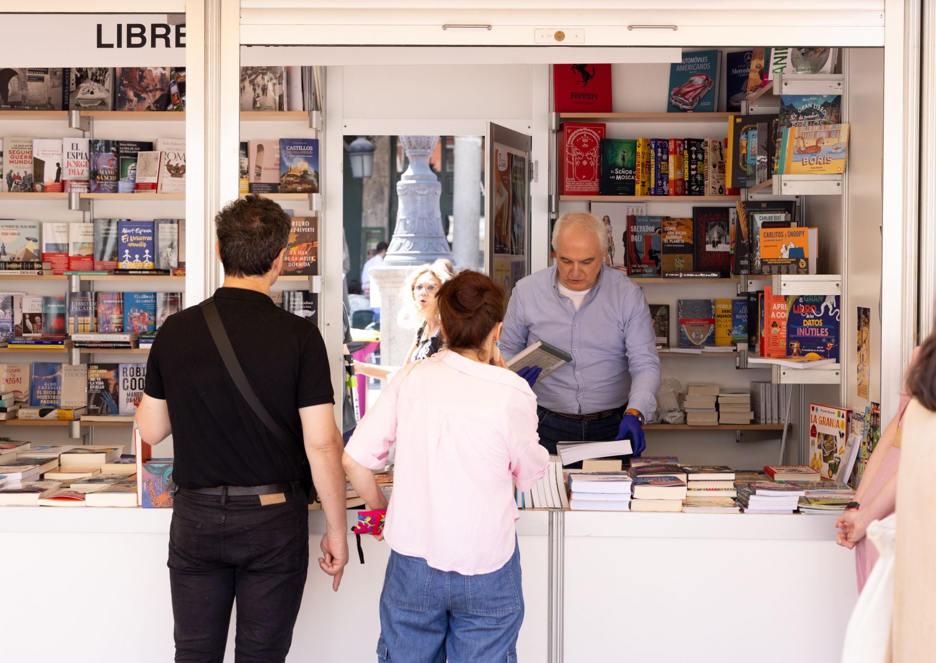 Última jornada de la Feria del Libro de Valladolid