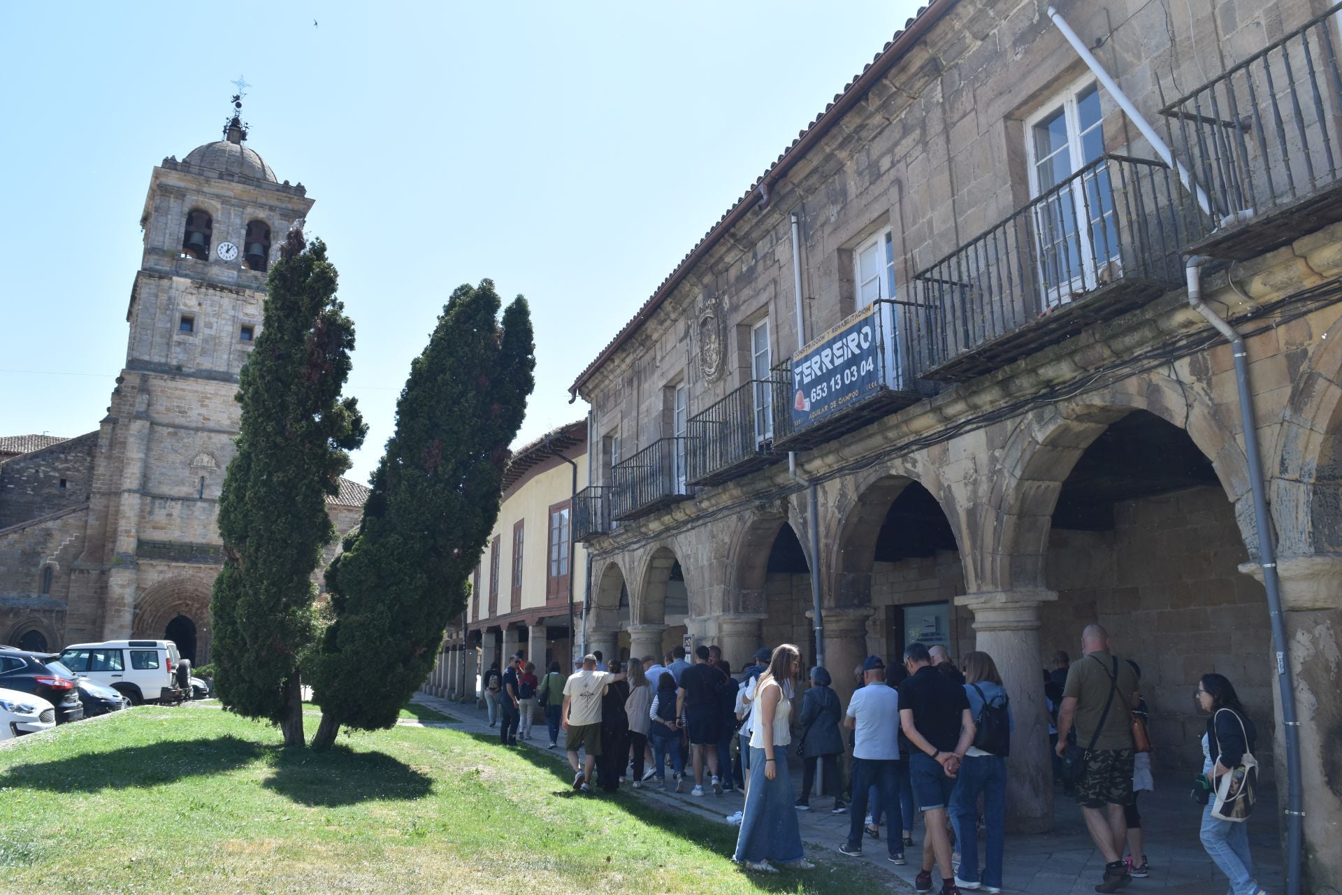Caminar y charlar en Aguilar de Campoo
