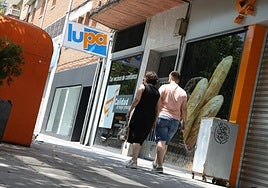 Supermercado Lupa de la calle Cigüeña de Valladolid.