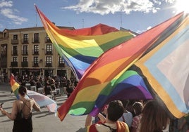 Manifestación del Día del Orgullo LGTB+ en Valladolid, en imagen de archivo.