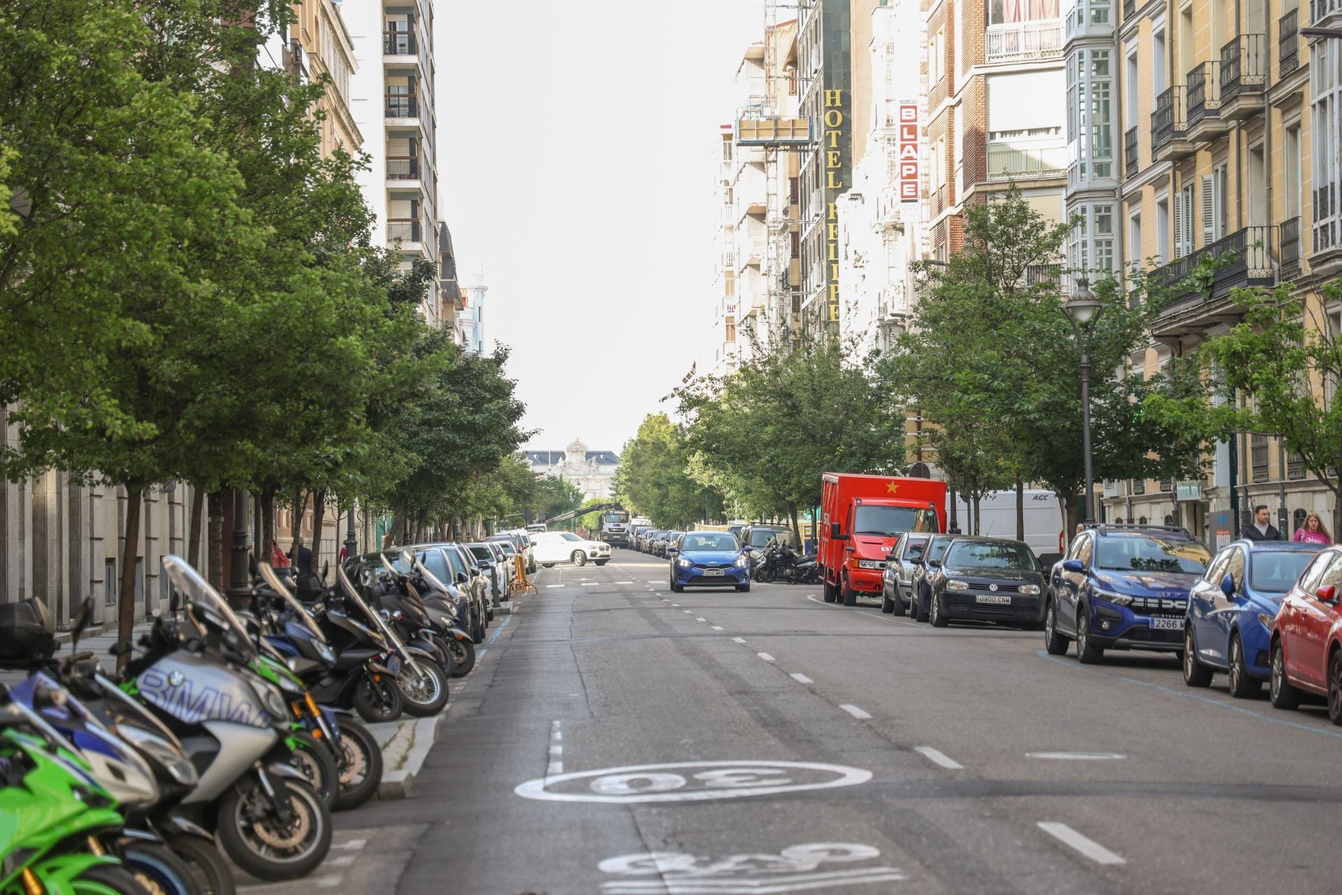 Las fotos del cierre al tráfico de la calle Gamazo, Muro y parte de Estación