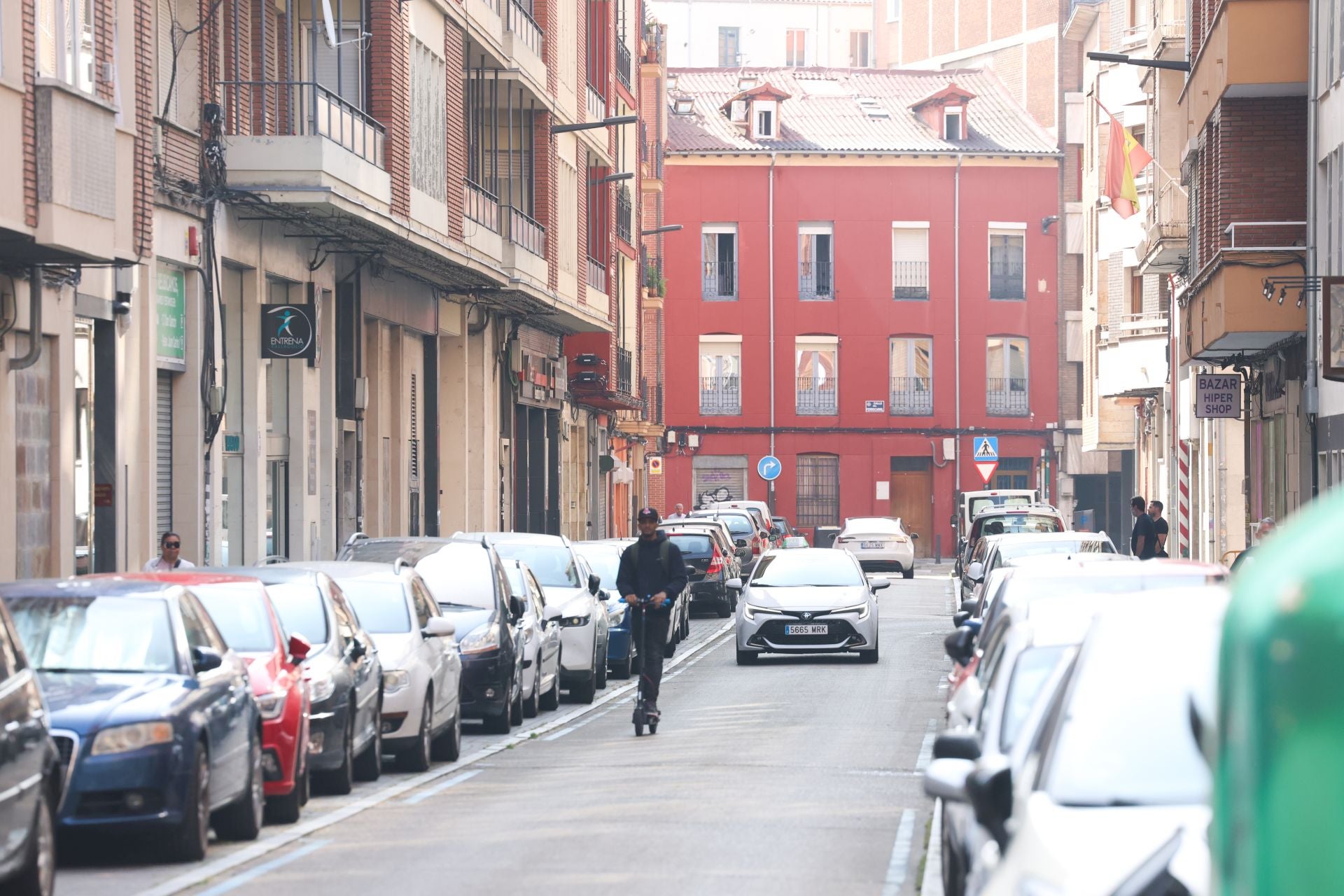 Las fotos del cierre al tráfico de la calle Gamazo, Muro y parte de Estación
