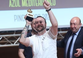 Juan Carlos Jiménez, ganador del concurso y chef de Azul Mediterráneo.