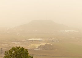 Episodio anterior de partículas de polvo procedentes de África.