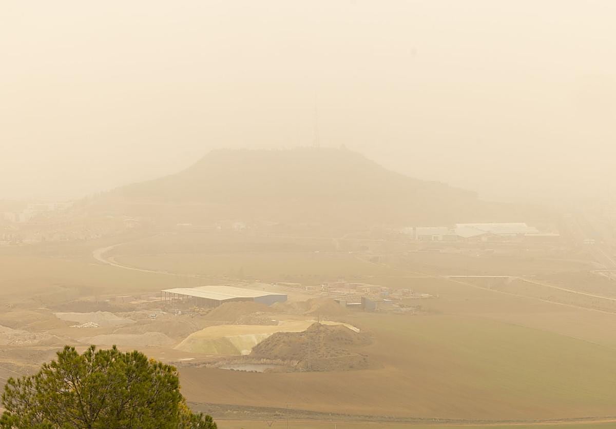 Episodio anterior de partículas de polvo procedentes de África.