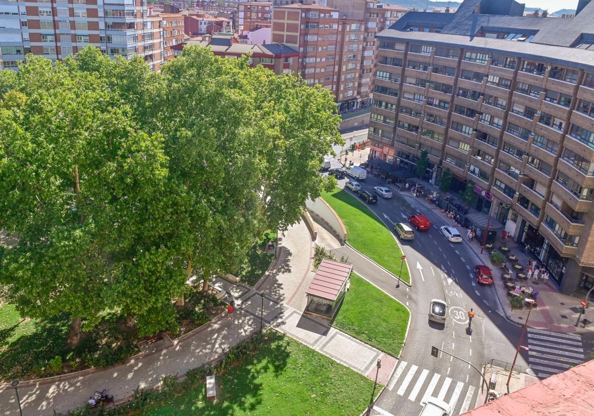 Imagen de la plaza de la Circular, lugar donde ocurieron los hechos.