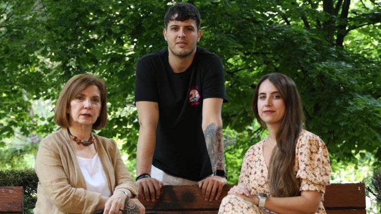 María Ángeles Sobaler, Elizabet Arija y Iván Rodríguez.