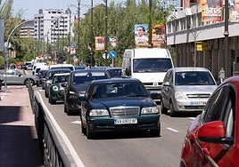 Tráfico en Valladolid, en una imagen de archivo.
