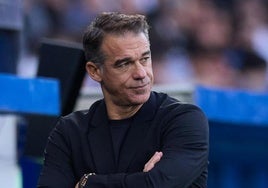 Luis García, durante un partido del Deportivo Alavés frente al Leganés el pasado 30 de noviembre de 2024.