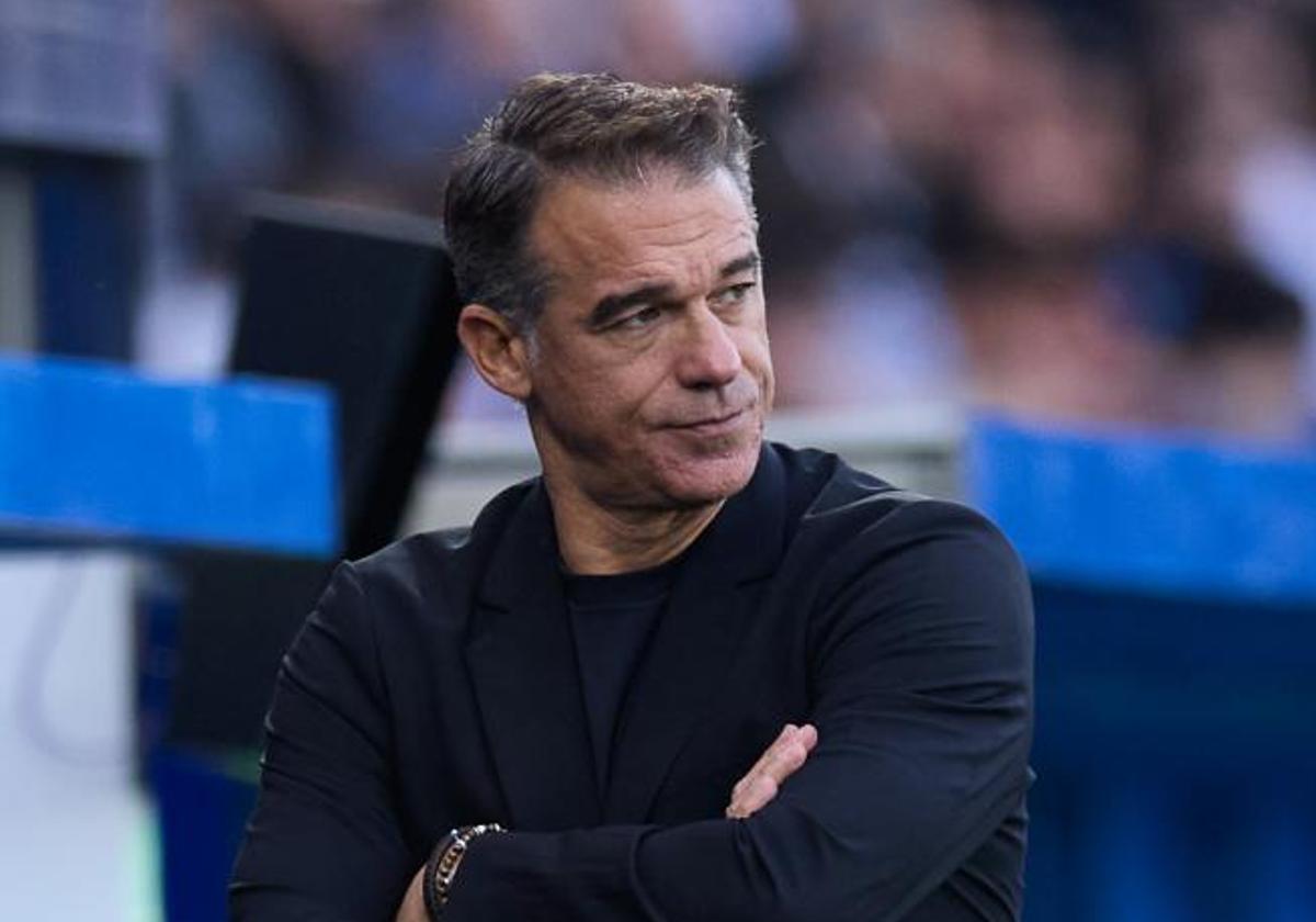Luis García, durante un partido del Deportivo Alavés frente al Leganés el pasado 30 de noviembre de 2024.