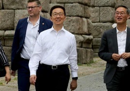 El vicepresidente de China, Han Zheng, visita Segovia