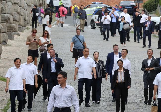 Fotos de la visita del vicepresidente de China a Segovia.