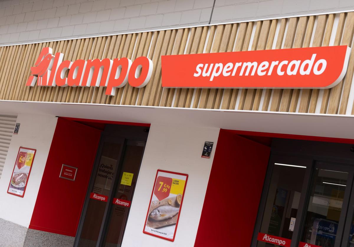Supermercado de Alcampo, en imagen de archivo.