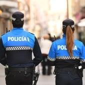 Imagen de archivo de policías locales de Valladolid.