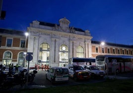 Edificio histórico de la estación Campo Grande.