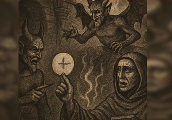 El juicio que el demonio presidió en el desaparecido convento de San Francisco