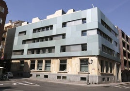 Sede judicial en el antiguo edificio del Banco de España en Palencia.
