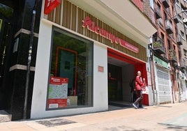 Una tienda de Alcampo en Valladolid.