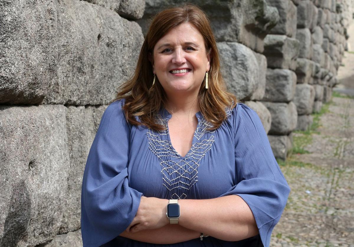 Clara Martín, portavoz del PSOE en el Ayuntamiento de Segovia.