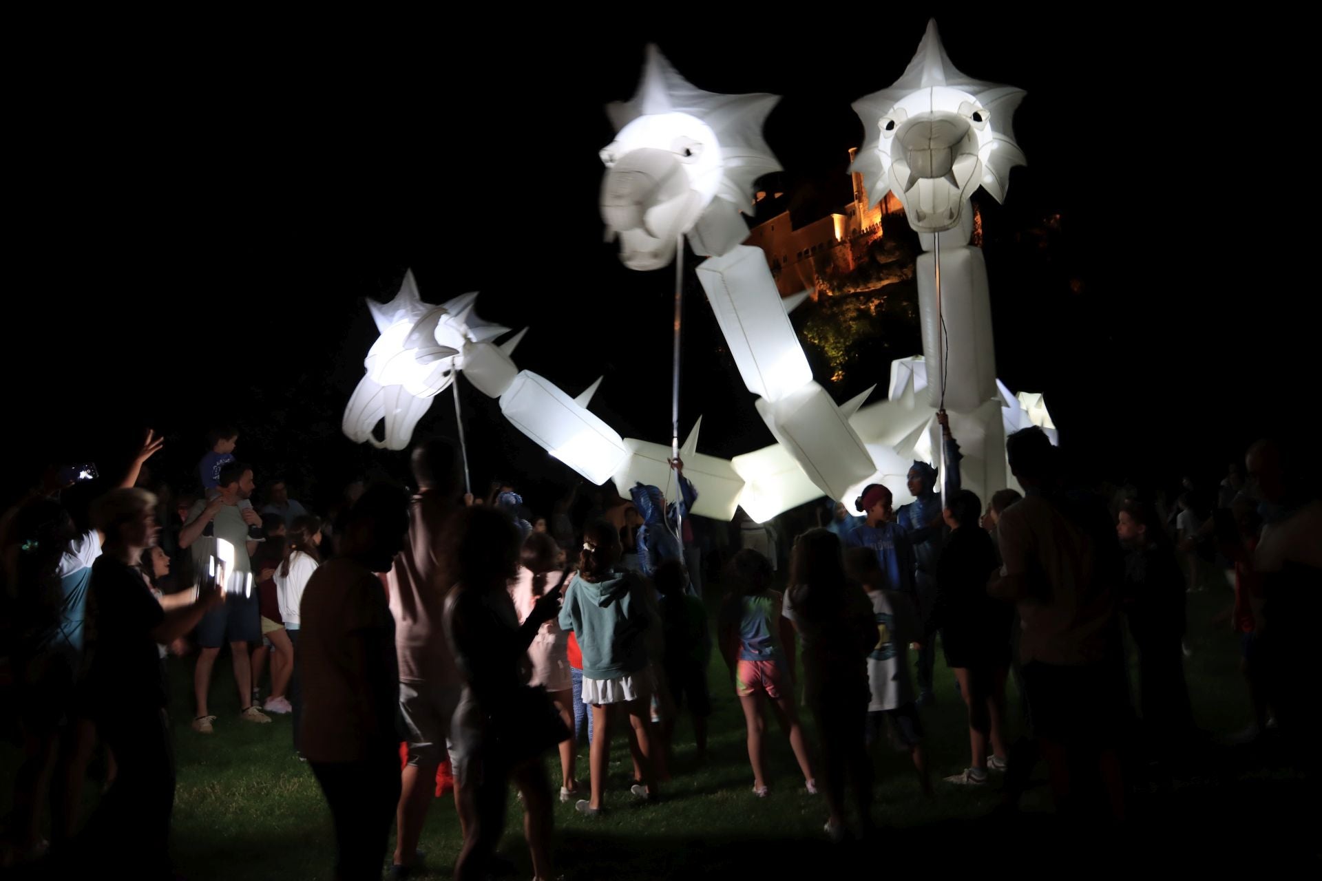 El espectáculo de drones por el Picnic Day, en imágenes