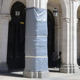 La columna protegida