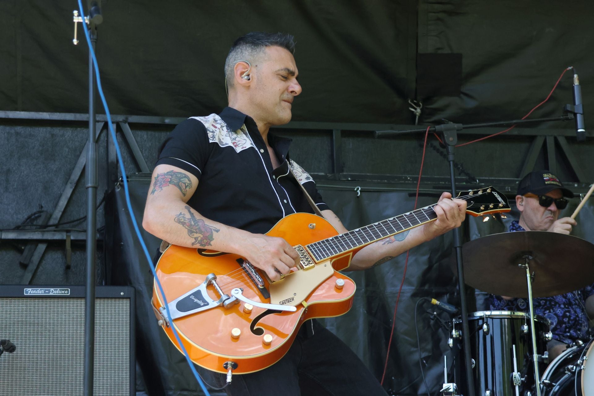 Las imágenes de los conciertos en el festival Mirarock de Santovenia