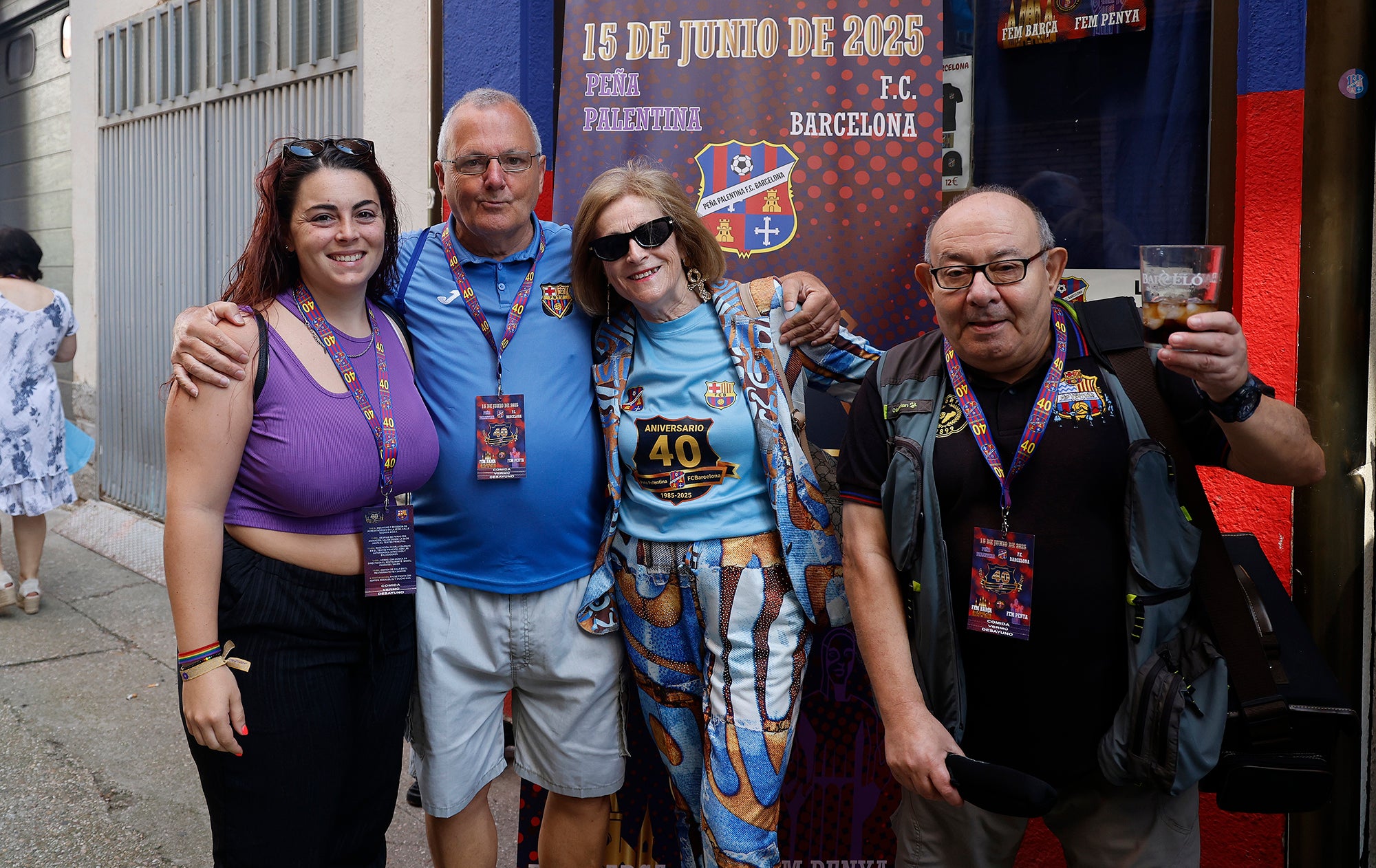 Cuarenta años de barcelonismo en Palencia