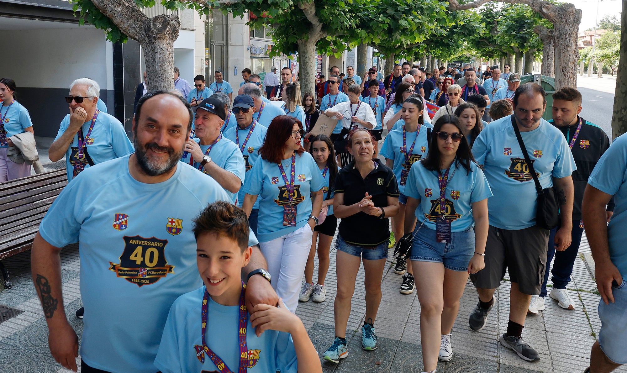 Cuarenta años de barcelonismo en Palencia