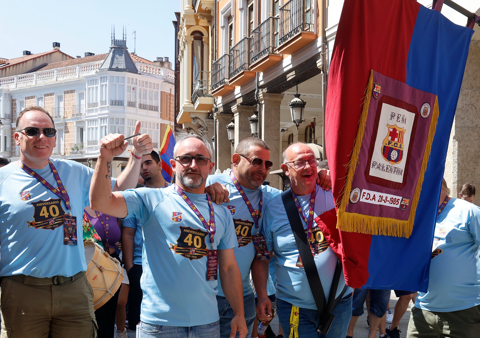 Cuarenta años de barcelonismo en Palencia