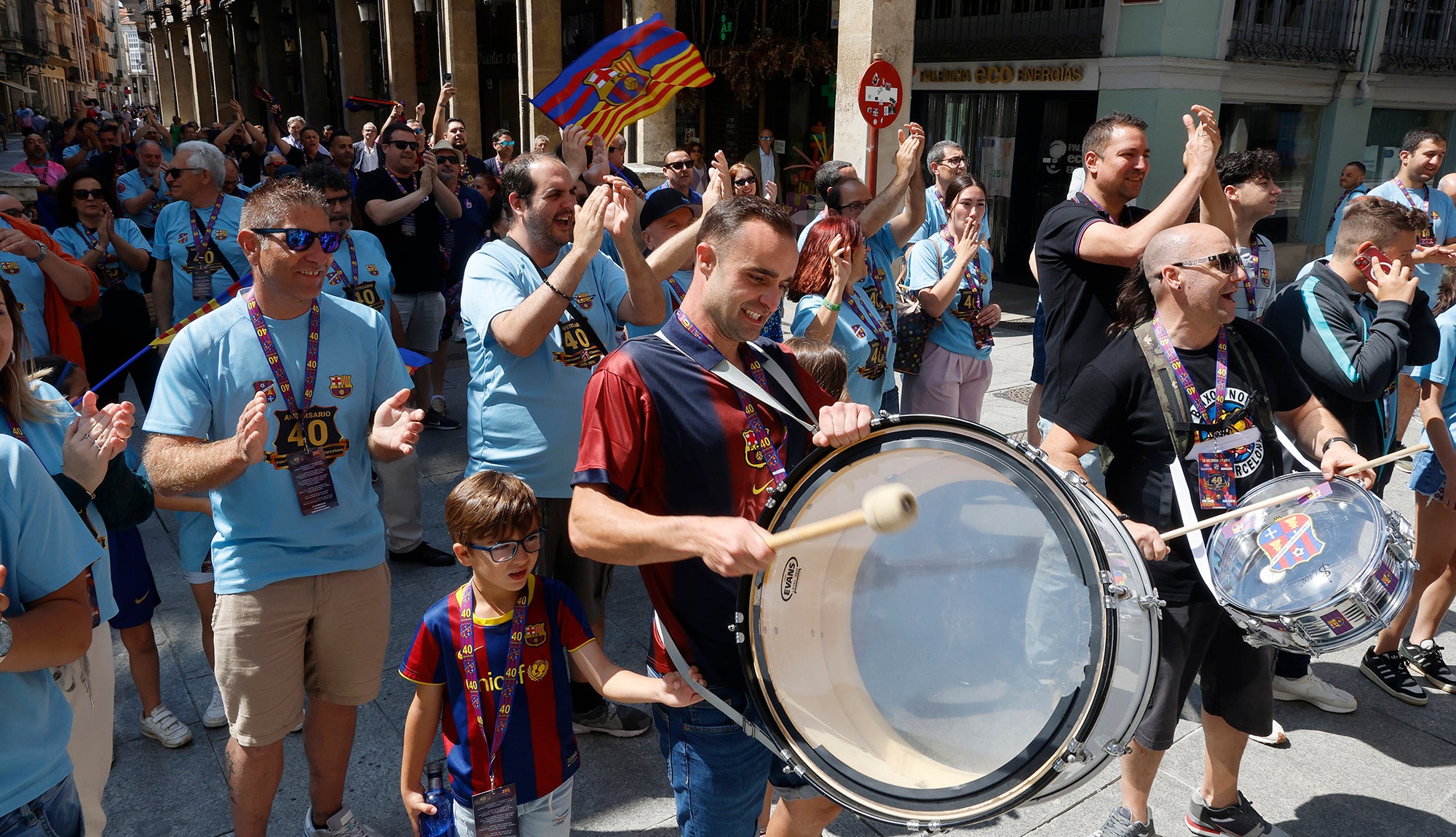 Cuarenta años de barcelonismo en Palencia