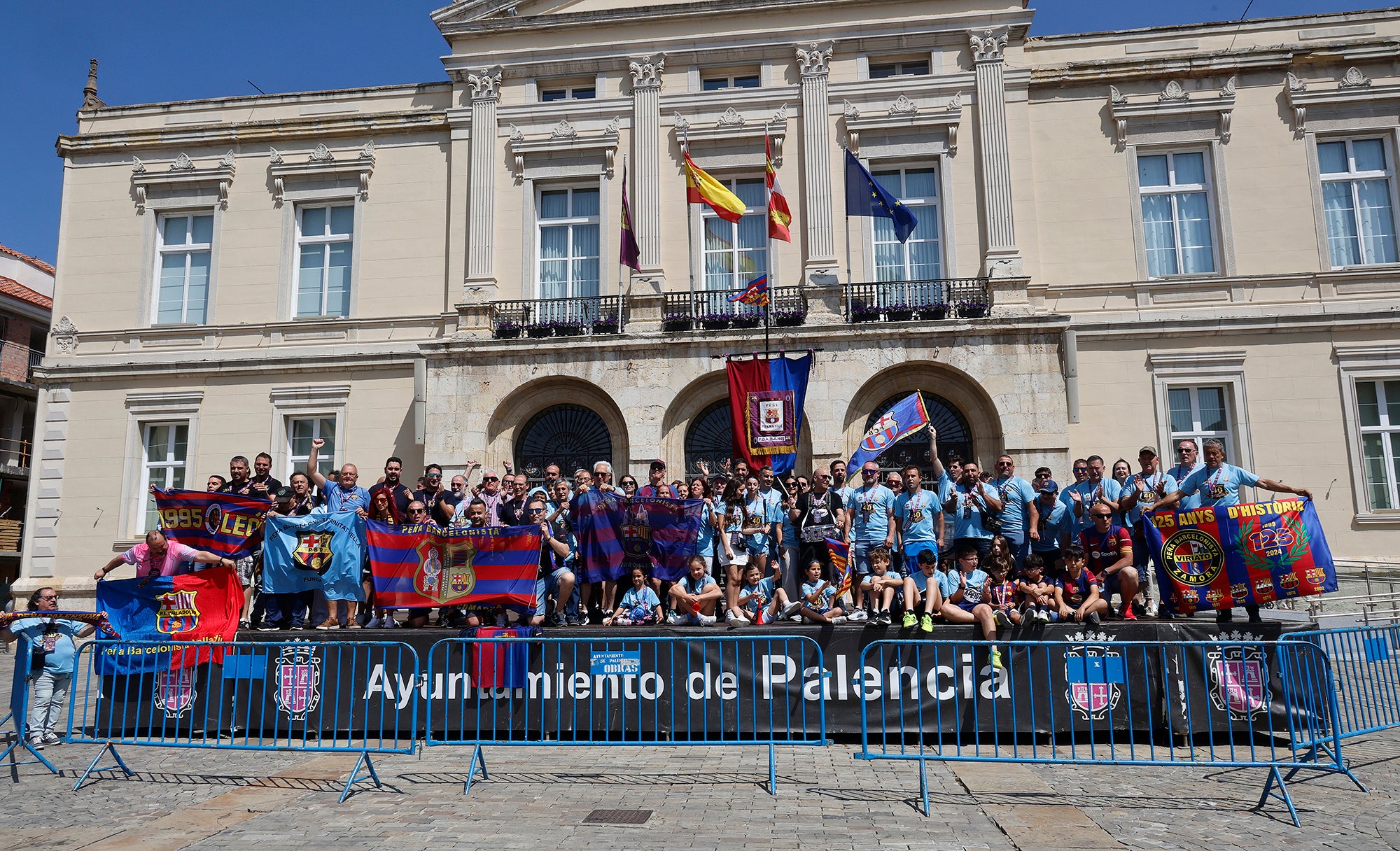 Cuarenta años de barcelonismo en Palencia