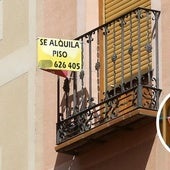 Imagen de archivo de un piso en alquiler en Segovia.